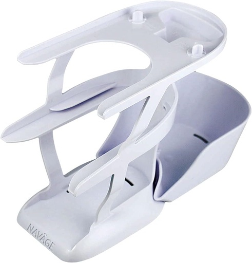 [BRSWKZLROQCA42AZ] Caddy Navage Countertop - Penyimpanan Caddy Organizer untuk Sistem Irrigation Navage - 3- Tier Nose Cleaning Organizer dengan Detaclinous Tray - Plastic Caddy Only-Nasal Care Accessories