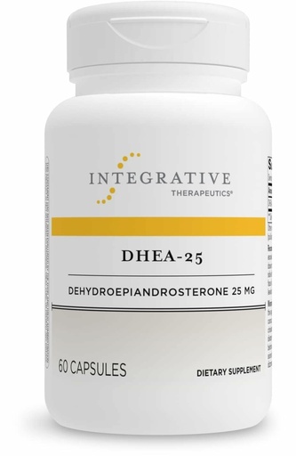 [BRSWIYIPCQCBADDY] Integrative Therapeutics DHEA-25 - Support Supplement for Men & Women - Support - Vegan, Gluten-Free & Dairy-Free - 60 Capsules (60 Servings)
