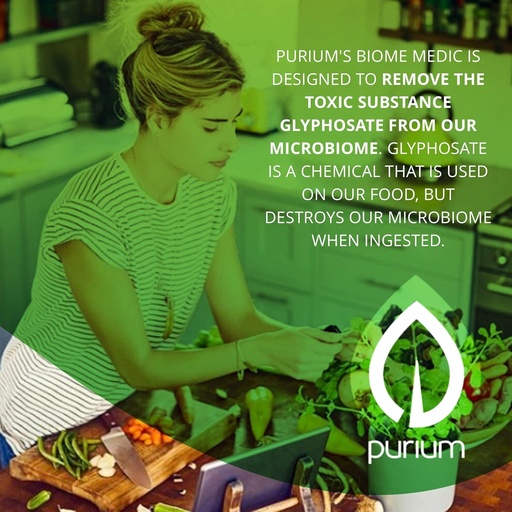 [BRSWG2QZCB6QM33G] Purium Biome Medic - 60 Vegan Capsules - Gut Health Support Təhlükəsiz, GMO Toxins, Yaxşı Bakı, Təmirlər Mikrobiome - Vegetarian, Gluten Pulsuz - 60