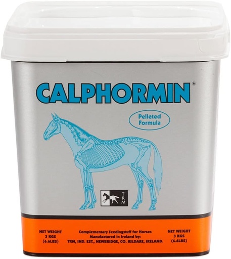 [BRSWIYABCYOWAHI5] TRM Calphormin Nutrient-Rich 年轻马的优化骨骼发育补充剂 - 6.6磅(3Kg) - Bucket - 6.6磅