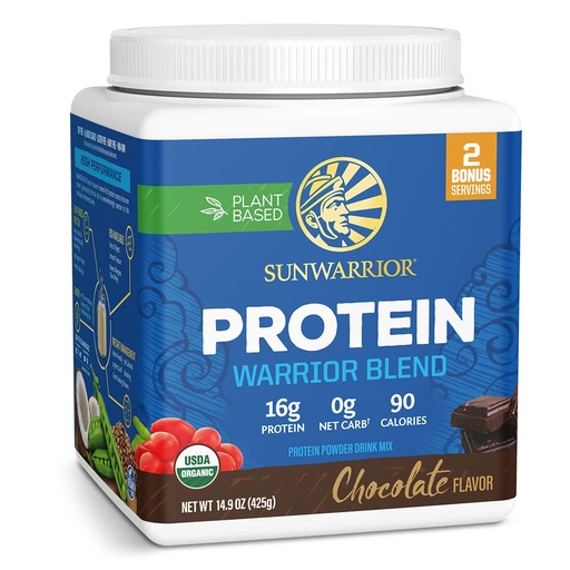 [BRSRMZQZA4FA2GQV] Organic Plant Based Protein Powder | Vegan Organic Protein Powder Chocolate Flavored with BCAA Amino Acids & Hemp Seed Pea Blend | Non-GMO Soy Dairy Filler & Gluten Free (Chocolate, 17 Servings)