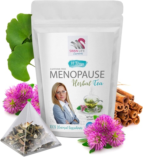 [BRSROBQKDEFRGF3B] menopause relief - MENOPAUSE TEA 14 DAYS - menopause relief for women,menopause relief for women hot flashes, black cohosh, gingko, red clover, cinnamon chip, green tea, licorice 1 Pack 14 Bags