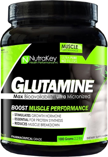 [BRSWIZYFCICAEHTI] NutraKey L-Glutamine 1000 Gram