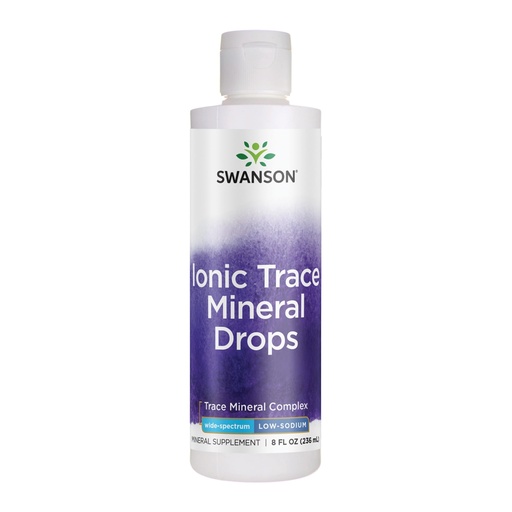 [BRSWKHQQCQHQ2DD3] Swanson Concentrace Trace Mineral Drops 8oz-Complete Mineral Complex for Energy, Hydration, & Electrolyte Balance Over 72 High Absorption Ionic Minerals Such As Magnesium, Potassium, Calcium