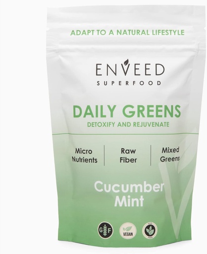 [BRSRM23QBADWMAD3] Superfood Wild Greens | Organic Powder — Spirulina, Chlorella, Ashwagandha, Maca Root & Reishi Mushroom | Enjoy a Healthy, 100% Natural Diet with The Added Boost of Adaptogens — 20 Servings