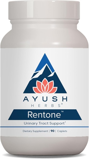 [BRSWIEYIBN7A42YZ] Ayush Herbs Rentone - Kidney Support Supplement with Cranberry, Kidney Cleanse Pills for Women & Men, Urinary Health & Bladder Function - 90 Vegetarian Capsules (1 Count)