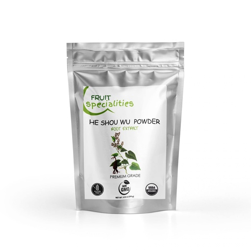 [BRSROYDQPINRSALU] Organic He Shou Wu, Pure Fo-Ti Root Powder (3.52 oz)