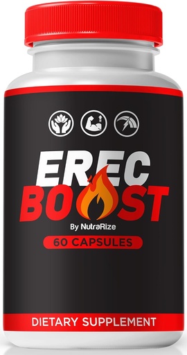 [BRSRAGILBYMRUH3X] NutraRize ErecBoost, ErecBoost Pills for Men, Official ErecBoost Original Male Capsules for Energy & Overall Health, ErecBoost Pastillas, ErecBoost En Capsulas (60 Capsules)