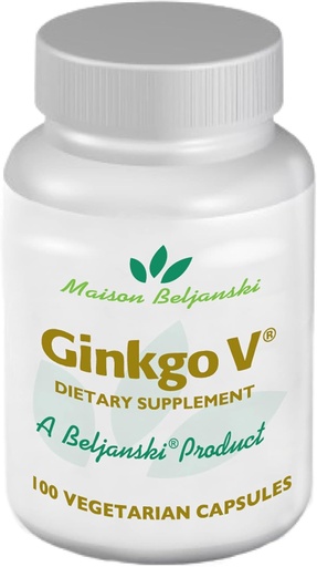 [BRSWIZQ6A4MGOC3Y] Beljanski® produkter - Ginkgo V® kosttilskudd - Ginkgo Biloba ekstrakt - 100 kapsler