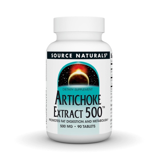 [BRSWIYT7BF6WYCD2] Source Naturals Artichoke Extract 500 - Promotes Fat Digestion and Metabolism* - 500 mg - 90 Tablets