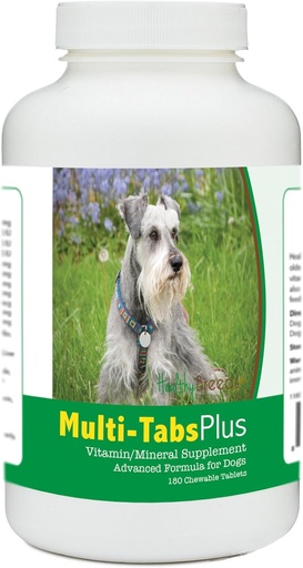 [BRSWKHYRBAMGKG35] Healthy Breeds Miniature Schnauzer Multi-Tabs Plus Chewable Tablets 180 Count