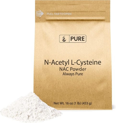 [BRSRMGQFBN7GGHY6] PURE ORIGINAL INGREDIENTS NAC N-Acetyl L-Cysteine Powder (1 lb) Lab Verified, always Pure, No Fillers