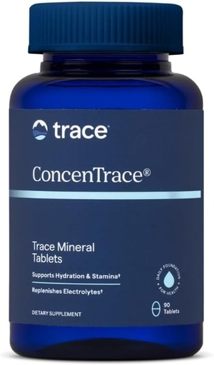 [BRSWIYQTPJ4WYHT2] Trace Minerals ConcenTrace Trace Minerals Tablets - Tägliche Ergänzung für Gesamt-Wellness - Natürliche Energie, Knochenstärke, Gesunde Connective Tissue & Immune System Unterstützung - 90 Zähler (30 Portionen)