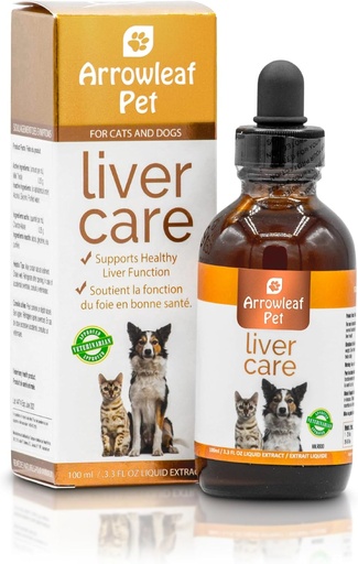 [BRSROBAHBYBWK3DG] Kediler ve Köpekler için NaturPet Inc tarafından Liver Care | Milk Thistle | Supports Body's Detoxification Processes | 100mL Herbal Tincture