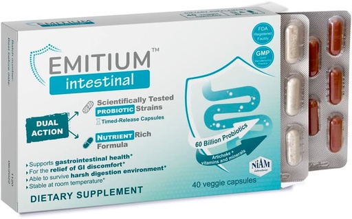 [BRSRMAIRCN5BSYLA] Probiotics & Prebiotics | IBS Relief, Diarrhea, Gas, Colon Health, Digestive Support | Artichoke & Vitamins | Irritable Bowel Intestinal