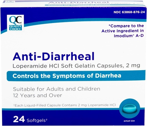 [BRSWYZT4CANG2D33] Kualitas Pilihan Locamide 2mg Anti- Diarrheal 24 Count Softgel