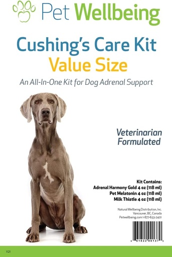 [BRSW2HD4CF4GY33H] Pet Wellbeing Adrenal Care Kit for Hunde - Omfattende Adrenal Support & Cortisol Balance for Hunde - Dyrlæge-Formuleret Value Størrelse