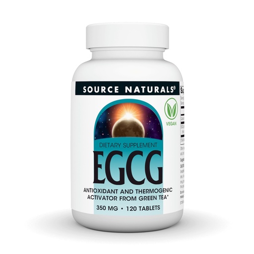 [BRSWIY3ZDMBA43I7] Source Naturals EGCG, Antioxidant and Thermogenic Activator from Green Tea*, 350 mg - 120 Tablets