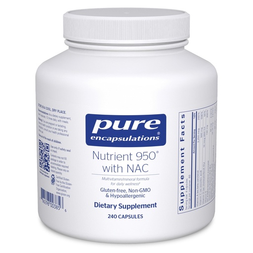 [BRSWIYQBAQDAOHA3] Pure Encapsulations Nutrient 950 with NAC | Helps Provide Additional Immune Support* | 240 Capsules
