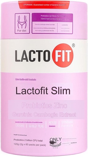 [BRSROHA5BZ4A4FLV] Lacto-Fit Slim 1 Pack (2g x 60 Powder Sticks), Chong-Kun-Dang CKD Lactofit