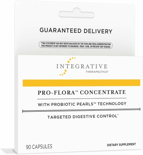 [BRSWIYYZDIOBQC32] Thérapeutiques intégratives Pro-Flora Concentrate - Potential Supplément pour le soutien gastro-intestinal*- Soutien de santé digestif et intestinal* - Comprend Flore probiotique - 90 capsules (90 portions)