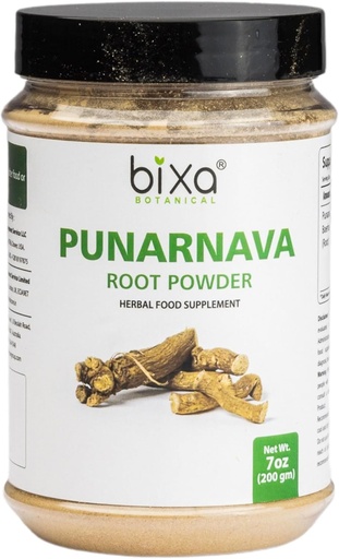 [BRSWKHY2AZ4A2GA7] bixa BOTANICAL Punarnava Powder | Natural Detox and Fluid Balance Support | Boerhavia diffusa | 200 Grams / 7 OZ | Ayurvedic Herbal Supplement | Gluten Free, Non-GMO, Steam Treated, Vegan, 100% Pure
