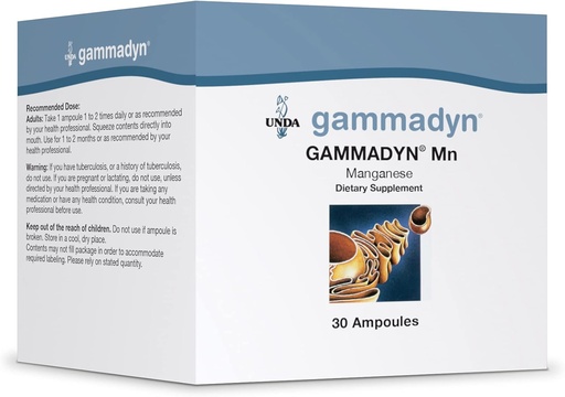 [BRSWIZ3RBMIWAETE] UNDA GAMMADYN Mn | Manganese Oligo-Element Supplement | 30 Ampoules