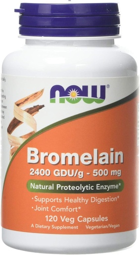 [BRSWIYAPBB4AM2LM] Now Bromelain 120 Count