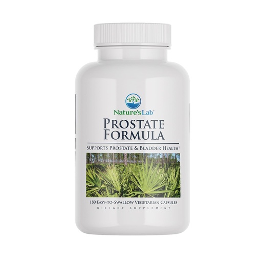 [BRSWGZLYDNYA43IZ] Nature's Lab Prostate Formula - Supports Prostate and Bladder Health - 180 Capsules