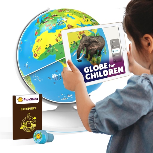 [BRSWGZY6CR5B4ET4] PlayShifu Globe for Children – Orboot Earth: Interactive Kids Globe with 1000+ Facts on Animals, Places & Monuments | Tech-Powered Learning Toy & STEM Gift for Kids Ages 4–10