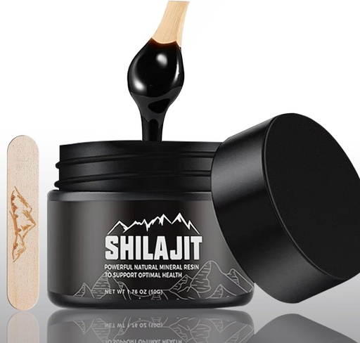 [BRSROA3RCQJW2C3H] Shilajit Pure Himalayan - 50 Grams Natural Organic Shilajit Resin,Golden Grade Shilajit Supplement for Men and Women with 80+ Trace Minerals & Fulvic Acid for Energy, Immune Support