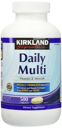 [BRSWKZIPPN5WMHA3] Kirkland Signature Daily Multi, 500 Tablets (2 Pack)