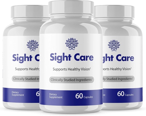 [BRSROZAQAR4AM2TJ] (Official 3 Pack) Sight Care Capsules - SightCare Capsules for Healthy Vision Support Supplement Advanced Healthy Ingredients Pro Supplements Pills Pastilla Sight Care Pills 3 Month Supply (180 Caps)