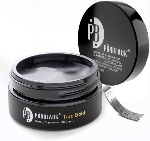 [BRSWIHYBAIPRAD34] Live Resin Pure Gold Shilajit - Suplemento de Shilajit orgánico con máis de 80 minerais - alta biodispoñibilidade e suplementos minerais de apoio antioxidante - Resina de ouro auténtico infundada | EUA fixo 60 servizos
