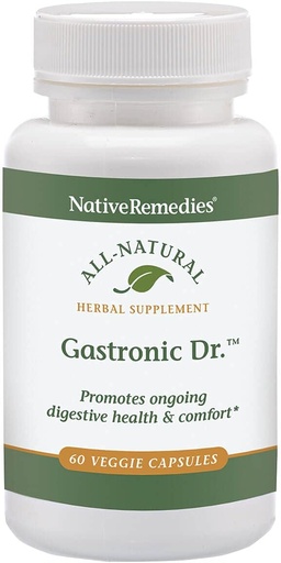 [BRSWIYQ5BYOW2G3Y] Yerli Remedies Gastronic Dr. - All Natural Herbal Supplement for Health Digestion and Comfort After Meals - Sağlıklı Stomach Lining ve Dengeli Stomach Asit Seviyeleri - 60 Veggie Caps