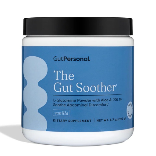 [BRSRMBQRCIHR6CDZ] GutPersonal The Gut Soother L-Glutamine Powder Supplement: Restore Gut Lining, Soothe Digestive Discomfort While Promoting Overall Gut Health, 30 Servings (Vanilla)