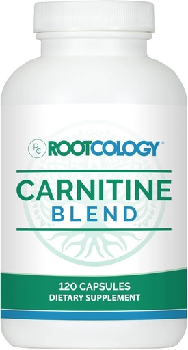 [BRSWGAT2PN6BEEI4] Rootcology by Dr. Izabella Wentz | Carnitine Blend | L-Carnitine & Acetyl-L-Carnitine Formula | Ideal for Vegetarians | 120 Capsules