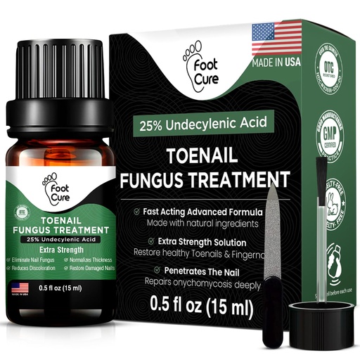 [BRSWGFA6OUPB43AV] FOOT CURE Toenail Fungus Treatment for Fingernails, Nail repair, Toenail Softener, Yellow Toenail Treatment, Ingrown Nails and Foot Fungus Treatment Extra Strength (Pack of 1)