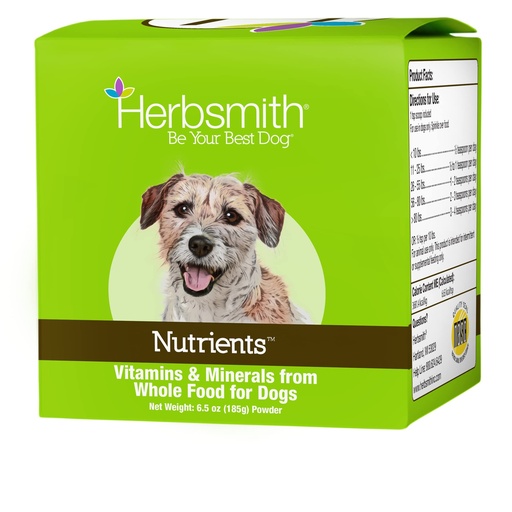 [BRSWIHYZDIOR4C3U] Herbsmith Nutrients Superfood Dog Multivitamin Featuring Vitamins & Minerals from Whole Foods Boost Kibble or DIY Raw with Antioxidants for Puppies to Seniors - 6.5 oz