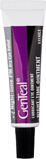 [BRSWIYQ4CEPA433Y] Genteal Tears 야간 시간 연고 3.5g 명확한 0.12 Fl Oz