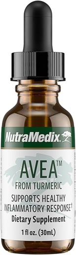 [BRSWIYYMDMDAYDDM] NutraMedix Avea Turmeric Extract - Liquid Turmeric Supplement for Stress, Mood Support & Promoting a Healthy Inflammatory Response - Daily Stress Relief Drops (1oz / 30ml)