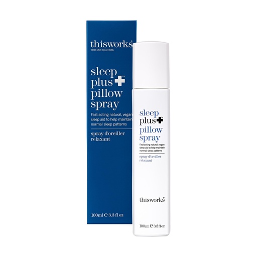 [BRSRMBT2OIBAGC3L] Thisworks sleep plus pillow spray Fast-Acting Natural Rest with Essential Oils of Lavender, Vetivert and Camomile, 100ml, 3.3 fl oz