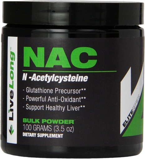 [BRSWIYIRCYMQ2HI7] Pure N-Acetyl L-Cysteine (NAC) Powder, Liver Health and Cellular Support,Bulk Supplements, NAC for Bodybuilding and General Wellness and Antioxidant Supports Glutathione, 3.5 Oz (Packaging May Vary)