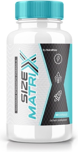 [BRSROBAEDF6AYHTZ] Size Matrix Pills for Men, Official Male Enhancing Formula, All Natural Nutrition to Support Overall Health and Peak Performance, SizeMatrix Vitamin Reviews (60 Capsules)