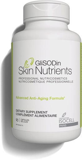 [BRSW2HTRAANAKHI4] GliSODin Anti-Aging – Skin Supplements Based on GliSODin® and moisturizing Ingredients - Clinically Proven to Help Achieve More Radiant Skin and to Improve The Appearance of Wrinkles - 90 Capsules