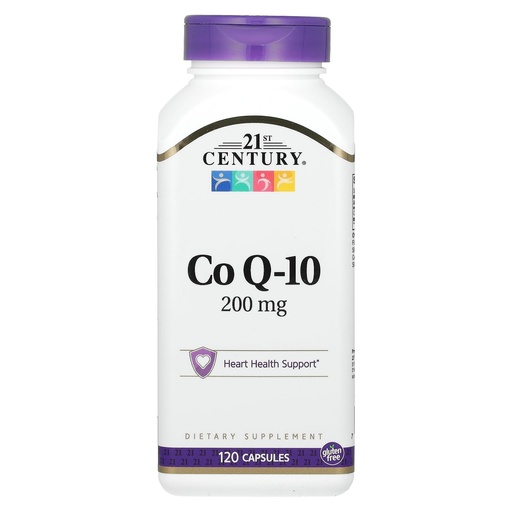 [BRSWI237BINGAEL6] 21st Century Co Q10 200 mg Capsules, 120 Count (27435)