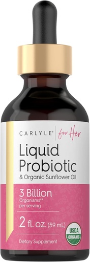 [BRSRAY3QOIBBS33Z] Carlyle Liquid Probiotic for Women CLANE124; 2 fl oz CLANE124; with Organic Sunflower Oil CLANE124; 3 Billion Active Organisments CLANE124; Dietní dodatek pro ni