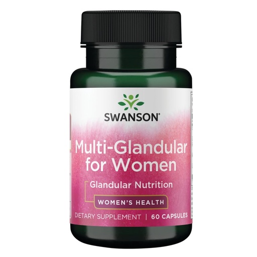 [BRSWIYIBBZYRMAI3] Swanson Multi-GLANDULAR for Women 60 Cap