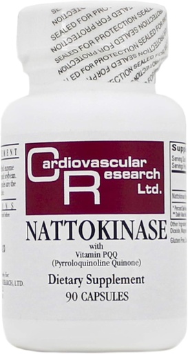 [BRSWYZT3DEFBUEI7] Nattokinase 50mg/1000FU 90 Capsules - 2 Pack - Formulas ecológicas/Investigación cardiovascular